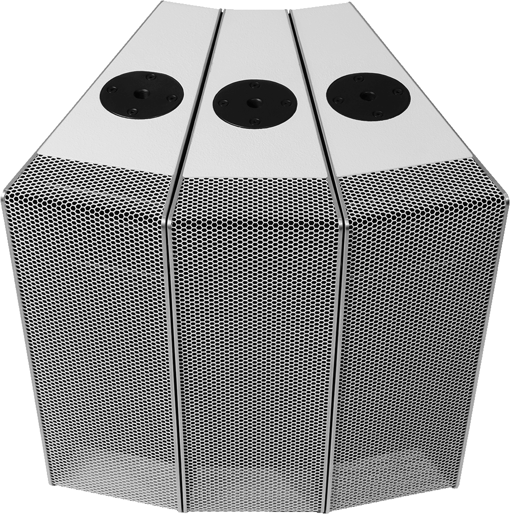 Almera Line-Array hochkant und nebeneinander